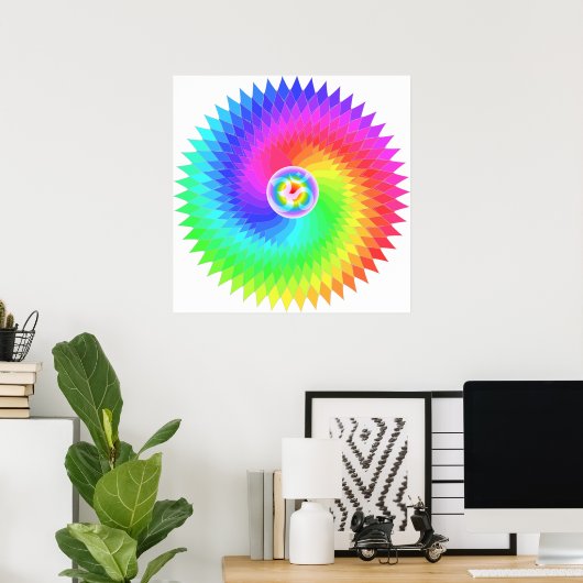 Sahasrara The Crown Chakra Poster (Thuiskantoor)