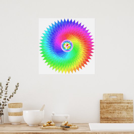 Sahasrara The Crown Chakra Poster (Keuken)