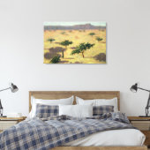 Sahelian Landscape Mali 1991 Canvas Afdruk (Insitu (Slaapkamer))
