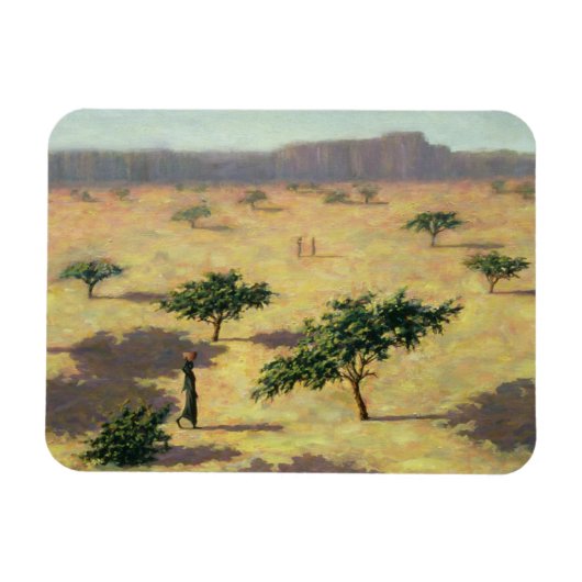 Sahelian Landscape Mali 1991 Magneet (Horizontaal)