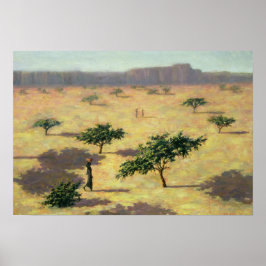 Sahelian Landscape Mali 1991 Poster