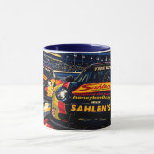 Sahlen racen in de nacht mok (Midden)