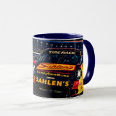 Sahlen racen in de nacht mok (Voorkant rechts)