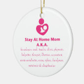 SAHM Heart Keramisch Ornament (Links)
