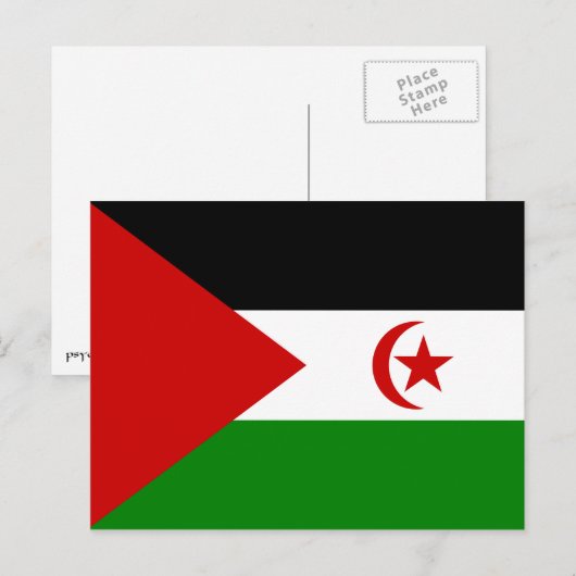 Sahrawi Arabische Democratische Republiek Briefkaart (Voorkant / Achterkant)