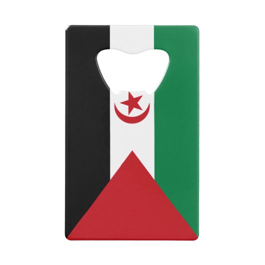 Sahrawi Arabische Democratische Republiek Creditkaart Flessenopener (Voorkant)