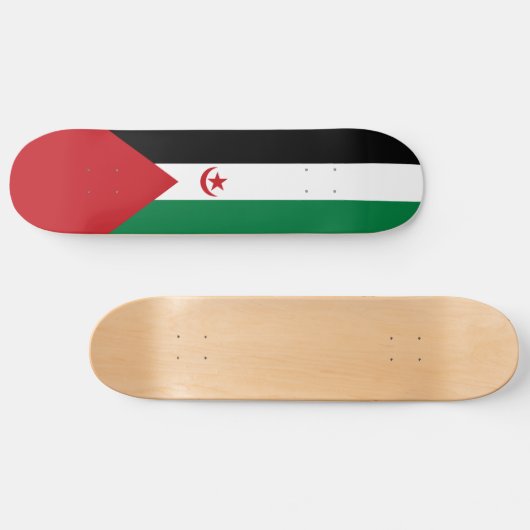 Sahrawi Arabische Democratische Republiek Persoonlijk Skateboard (Horizontaal)