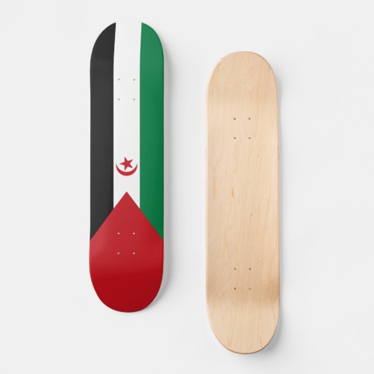 Sahrawi Arabische Democratische Republiek Persoonlijk Skateboard (Voorkant)