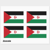 Sahrawi Arabische Democratische Republiek Rechthoekige Sticker (Vel)