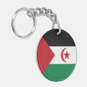 Sahrawi Arabische Democratische Republiek Sleutelhanger (Voorkant Links)