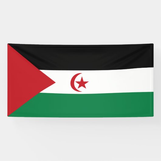 Sahrawi Arabische Democratische Republiek Spandoek (Horizontaal)