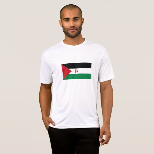 Sahrawi Arabische Democratische Republiek T-shirt (Voorkant volledig)