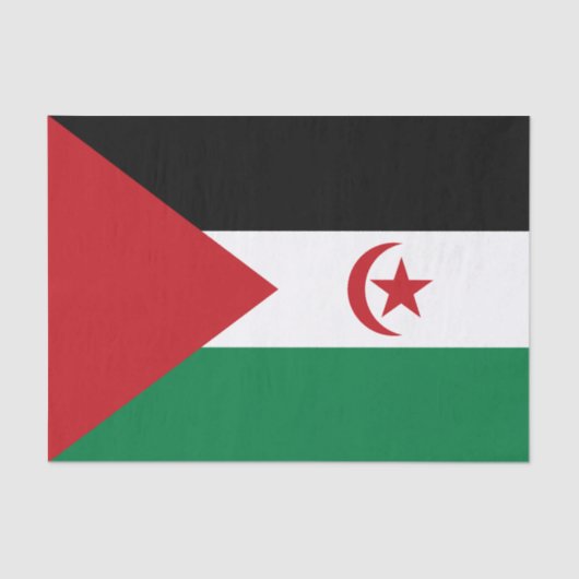 Sahrawi Arabische Democratische Republiek Tissuepapier (Voorkant)
