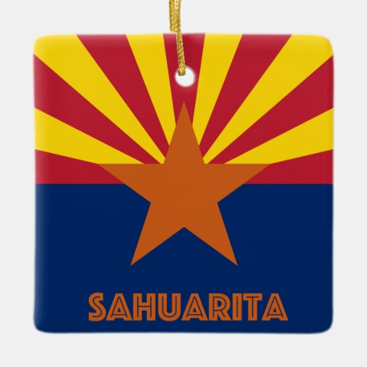 Sahuarita Arizona Keramisch Ornament (Voorkant)