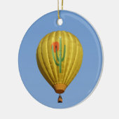 Sahuaro Sunrise Hot Air-ballon Keramisch Ornament (Links)