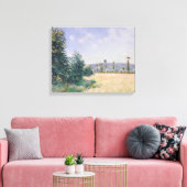 Sahurs Meadows in Morning Sun Canvas Afdruk (Insitu (Woonkamer))