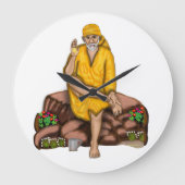 Sai Baba Clock Grote Klok (Voorkant)
