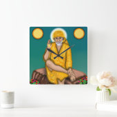 Sai Baba Clock Vierkante Klok (Huis)