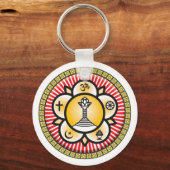 Sai Baba Icon Sleutelhanger (Voorkant)