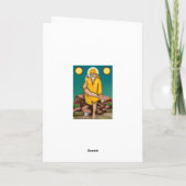 Sai Baba-Wenskaart Kaart (Achterkant)