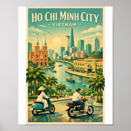 Sai gon vietnam reizen 2026 poster (Voorkant)