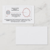 Sai Sanjeevini & Reiki Card Visitekaartje (Voorkant / Achterkant)