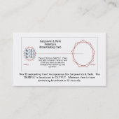 Sai Sanjeevini & Reiki Card Visitekaartje (Voorkant)