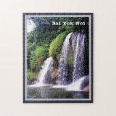 Sai Yok Noi - Waterval - Thailand - Legpuzzel (Verticaal)