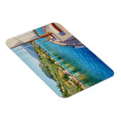 Saiboat in Corfu Greece Travel Magneet (Rechterzijde)