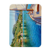 Saiboat in Corfu Greece Travel Magneet (Verticaal)