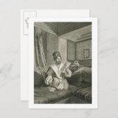 Said Mustapha Pasha Wond tijdens de slag om Abouk Briefkaart (Voorkant / Achterkant)