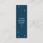 Said Niemand Bladwijzer Mini Visitekaartje (Voorkant)