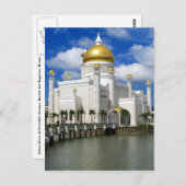 saifuddien moskee brunei briefkaart (Voorkant / Achterkant)