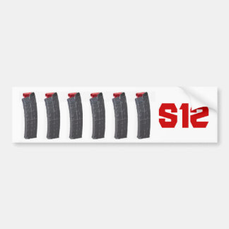 Saiga 12 Magazine Bumpersticker