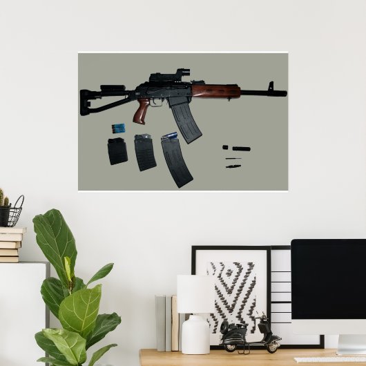 Saiga 12 Poster (Thuiskantoor)