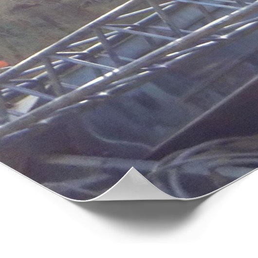 Saiga 12 psalm 27:1 Inspirerend Poster (Hoek)