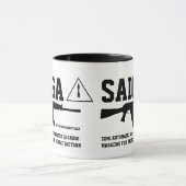 Saiga 12 Tactische Combat Shotgun Coffee Mok (Midden)