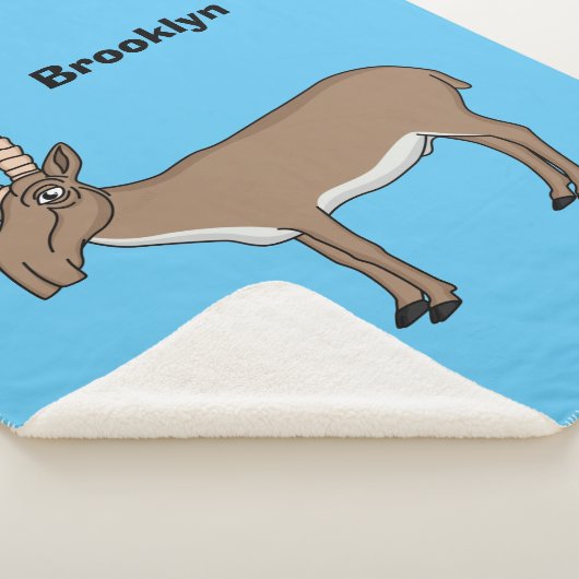 Saiga antelope cartoon sherpa deken (3/4)