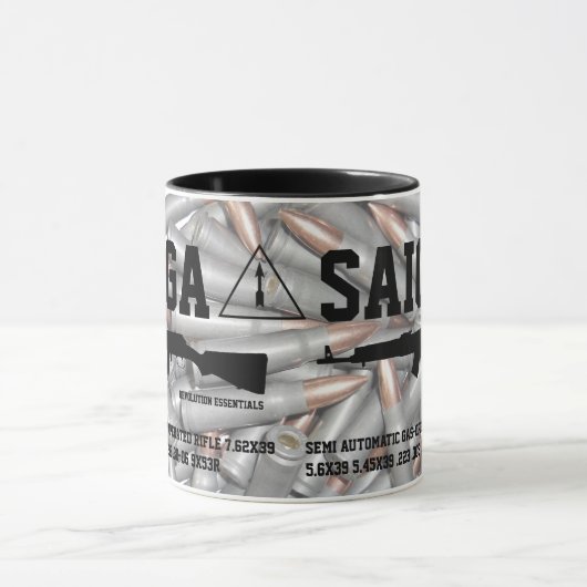 Saiga Rifle Coffee Mok (Midden)