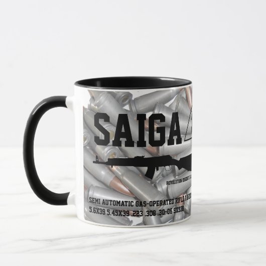 Saiga Rifle Coffee Mok (Links)