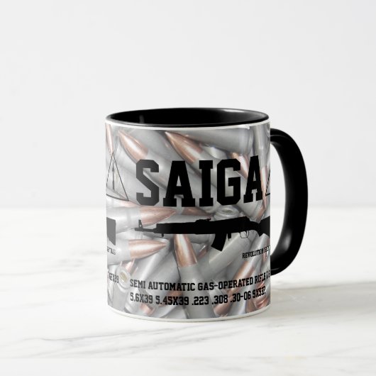 Saiga Rifle Coffee Mok (Voorkant rechts)