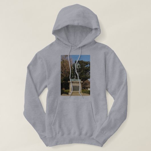Saigo Takamori (de laatste Samurai) & Dog Statue Hoodie (Design voorkant)