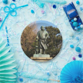 Saigo Takamori (de laatste Samurai) & Dog Statue Papieren Bordje (Feest)