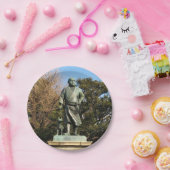 Saigo Takamori (de laatste Samurai) & Dog Statue Papieren Bordje (Feest)