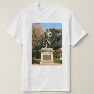 Saigo Takamori (de laatste Samurai) & Dog Statue T-shirt