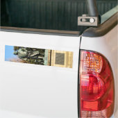 Saigo Takamori (De Laatste Samurai) & Hond Beeld Bumpersticker (Op Truck)