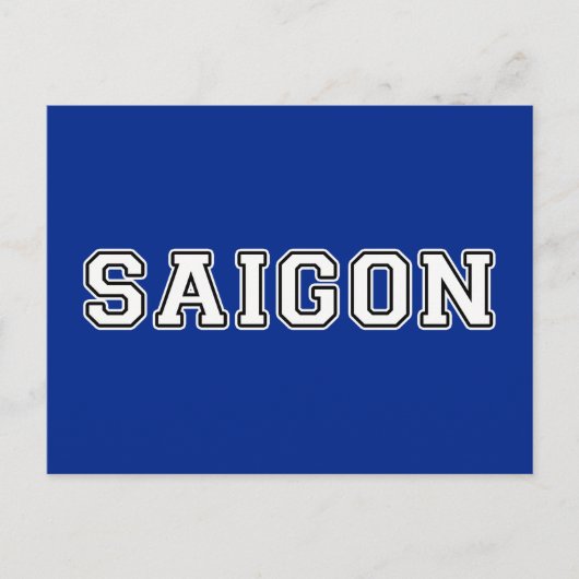 Saigon Briefkaart (Voorkant)