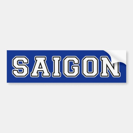Saigon Bumpersticker (Voorkant)