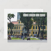 Saigon Central Post Kantoor Briefkaart (Voorkant / Achterkant)
