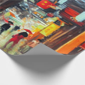 Saigon City Thémed Wrapping Paper Cadeaupapier (Hoek)